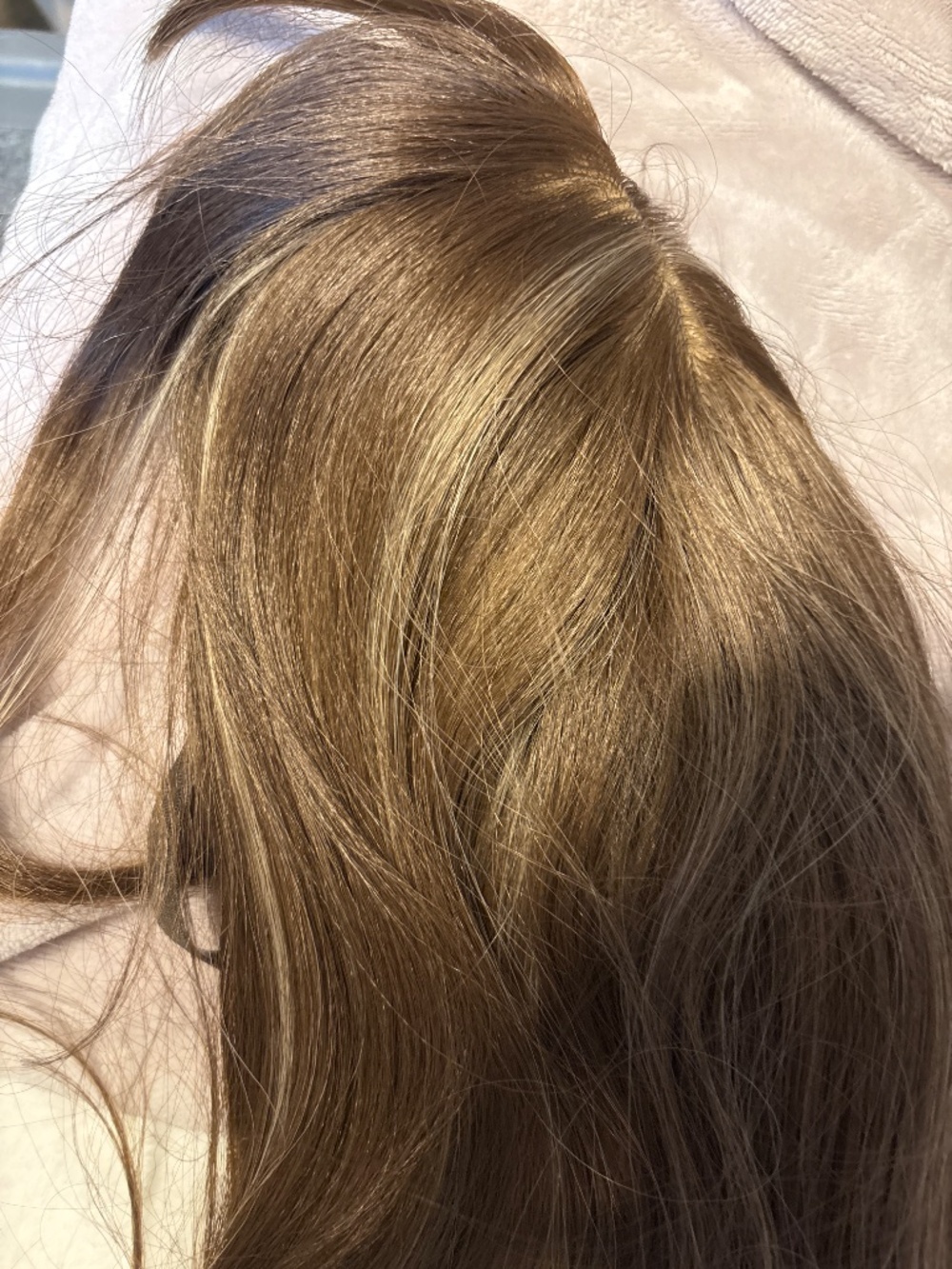 360° 3D Hair Topper with 7"x8" Large Base & 22" Long Straight Synthetic - Picture 3 of 6